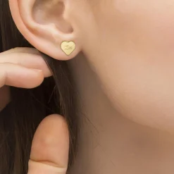 Boucles oreilles Lacoste Love My Croc - 2040401 Acier Doré