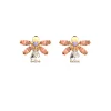 Boucles oreilles Les Georgettes 70445311976000 Doré P-Cristal