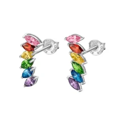 Boucles oreilles Lotus Silver Rainbow LP3391-4-2 Argent Multicolore