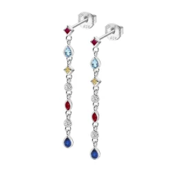 Boucles oreilles Lotus Silver Colors - LP3734-4-2