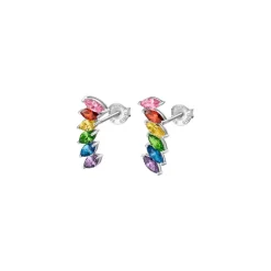 Boucles oreilles Lotus Silver Rainbow LP3391-4-2 Argent Multicolore