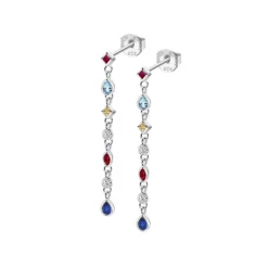 Boucles oreilles Lotus Silver Colors - LP3734-4-2