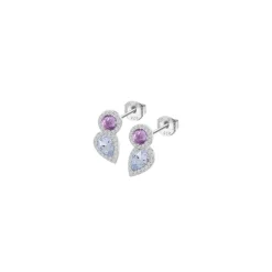Boucles oreilles Lotus Silver Colors - LP3841-4-1