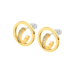 Boucles oreilles Lotus Style Bijoux Urban Woman LS2321-4-2 Acier doré