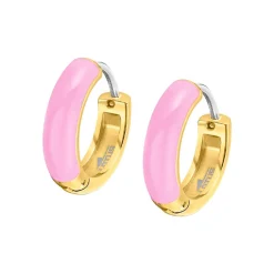 Boucles oreilles Lotus Style Bijoux Tropical Vibes LS2331-4-6 Acier doré
