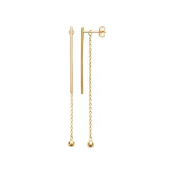 Boucles oreilles Maison de la Bijouterie Sensimio Y3034500 Plaqué or