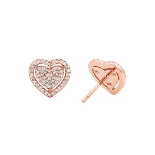 Boucles oreilles Michael Kors Bijoux Kors Love - MKC1750CZ791 Argent 925/1000 Doré rose