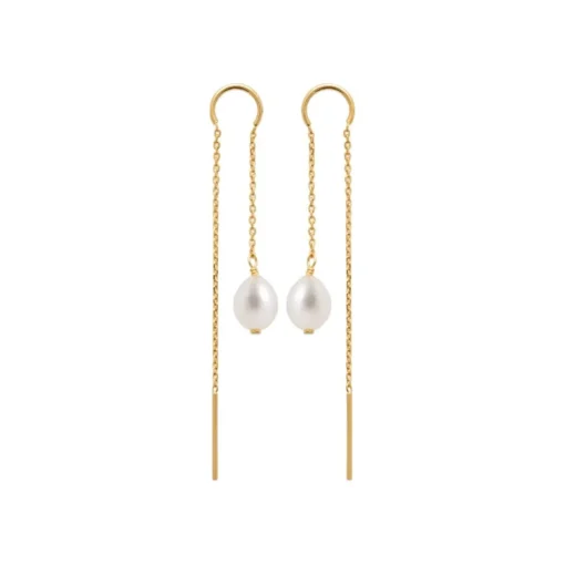 Boucles oreilles perles de culture plaqué or Maison de la Bijouterie Y3030W0Z4