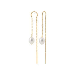 Boucles oreilles perles de culture plaqué or Maison de la Bijouterie Y3030W0Z4