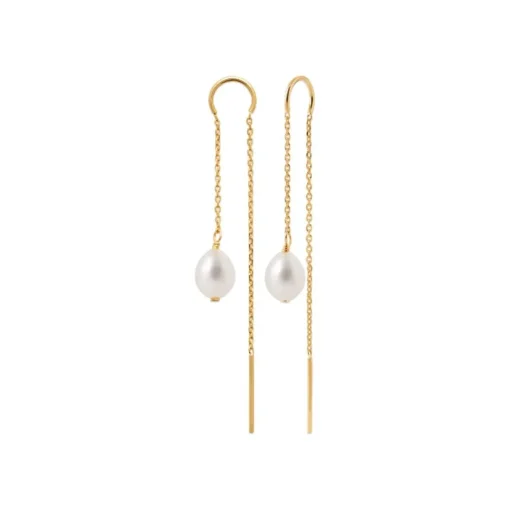 Boucles oreilles perles de culture plaqué or Maison de la Bijouterie Y3030W0Z4