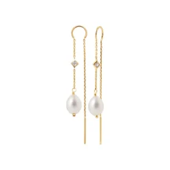 Boucles oreilles perles de culture oz plaqué or Maison de la Bijouterie Y3030V0Z4