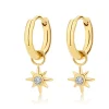 Boucles oreilles Pixies Bijoux - PEH0035-1WHZ Acier Blanc