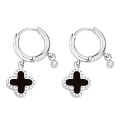 Boucles oreilles Pixies Bijoux - PEH0011-2BKO Acier Noir