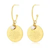 Boucles oreilles Pixies Bijoux - PEH0020-1WHT Acier Blanc