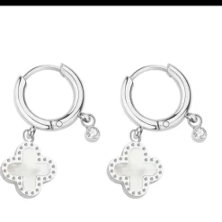 Boucles oreilles Pixies Bijoux - PEH0011-2MOP Acier Nacre