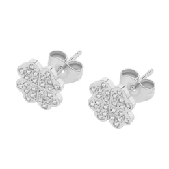 Boucles oreilles Pixies Bijoux - PEP0010-2WHZ Acier Blanc