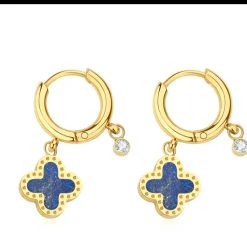 Boucles oreilles Pixies Bijoux - PEH0011-1LAZ Acier Bleu