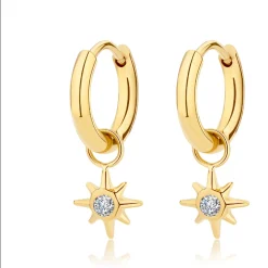 Boucles oreilles Pixies Bijoux - PEH0035-1WHZ Acier Blanc
