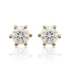 Boucles oreilles plaqué or oxyde zirconium 5mm Maison de la Bijouterie Y0YZ5365Z