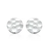 Boucles oreilles puces effet martelé argent Maison de la Bijouterie W55YW00