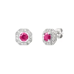 Boucles oreilles RKG Bijoux Romy - VINE06RHO Argent