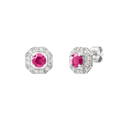 Boucles oreilles RKG Bijoux Romy - VINE06RHO Argent