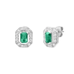 Boucles oreilles RKG Bijoux Romy - VINE04RHO Argent