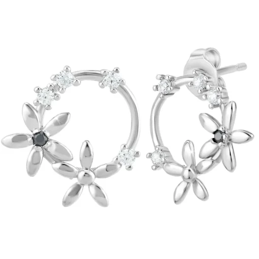 Boucles Oreilles So Charm - BD2296-ARGENT-DIAMANT - Boucles D'Oreilles Argentées