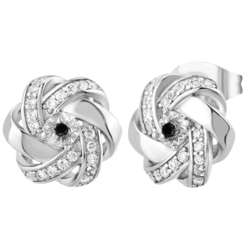 Boucles Oreilles So Charm - BD2034-ARGENT-BO-DIAMANT - Boucles D'Oreilles Argentées