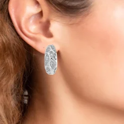 Boucles Oreilles So Charm - B4010-ARGENT - Boucles D'Oreilles Argentées