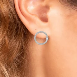 Boucles Oreilles So Charm - B3131-ARGENT - Boucles D'Oreilles Argentées