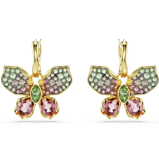Boucles oreilles Swarovski Idyllia F Florere - 5709953 Plaqué or Multicolore