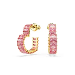 Boucles oreilles Swarovski Matrix Heart - 5706340 Plaqué or Rose