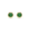 Boucles oreilles Swarovski Una  - 5680562 Plaqué or Vert