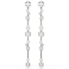 Boucles oreilles Swarovski Constella Bars - 5705614 Métal rhodié Argent