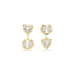 Boucles oreilles Swarovski Imber Organic - 5705461 Blanc Plaqué or