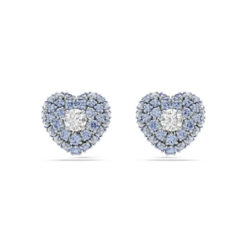 Boucles oreilles Swarovski Hyperbola Studs - 5683576 bleu,argent