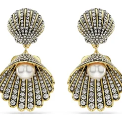Boucles oreilles Swarovski Idyllia F - 5683946 doré