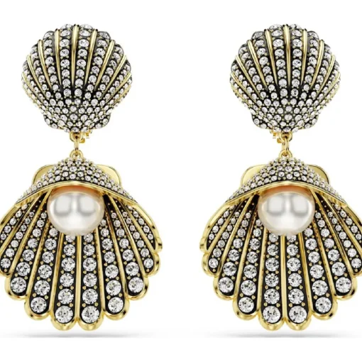 Boucles oreilles Swarovski Idyllia F - 5683946 doré