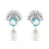 Boucles oreilles Swarovski Idyllia E Drop Pearl - 5680301 bleu,argent