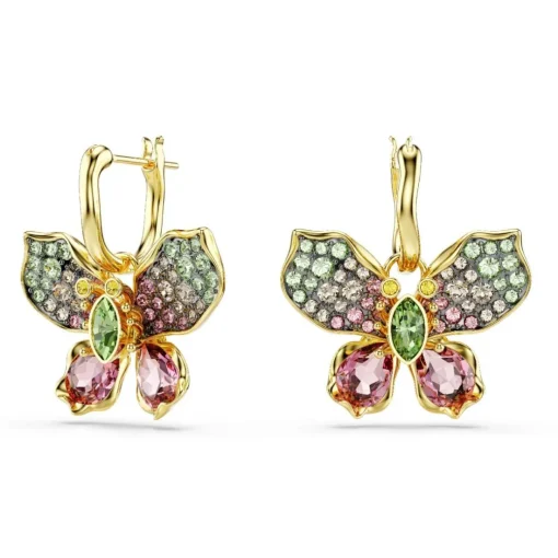 Boucles oreilles Swarovski Idyllia F Florere - 5709953 Plaqué or Multicolore