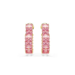 Boucles oreilles Swarovski Matrix Heart - 5706340 Plaqué or Rose