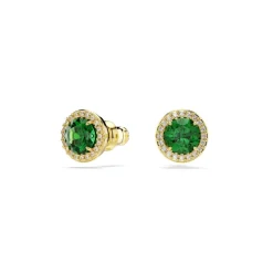 Boucles oreilles Swarovski Una  - 5680562 Plaqué or Vert
