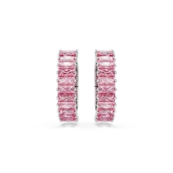 Boucles oreilles Swarovski Matrix  - 5719140 Violet Métal rhodié