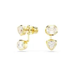 Boucles oreilles Swarovski Imber Organic - 5705461 Blanc Plaqué or