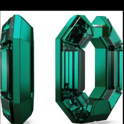 Boucles oreilles Swarovski Imber - 5680786 vert,argent