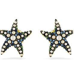 Boucles oreilles Swarovski Idyllia F Starfish - 5684162 multicolore,doré