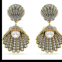 Boucles oreilles Swarovski Idyllia F - 5683946 doré