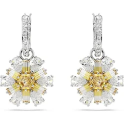 Boucles oreilles Swarovski Idyllia E - 5683243 jaune,argent