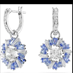 Boucles oreilles Swarovski Idyllia E - 5680016 bleu,argent